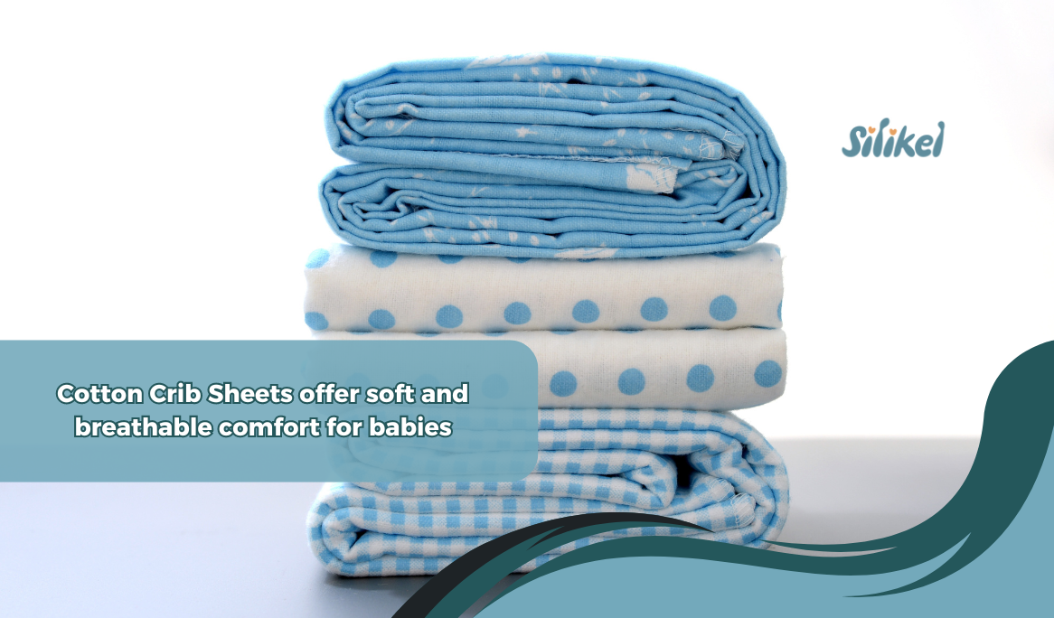 Cotton Crib Sheets offer soft and breathable comfort for babies